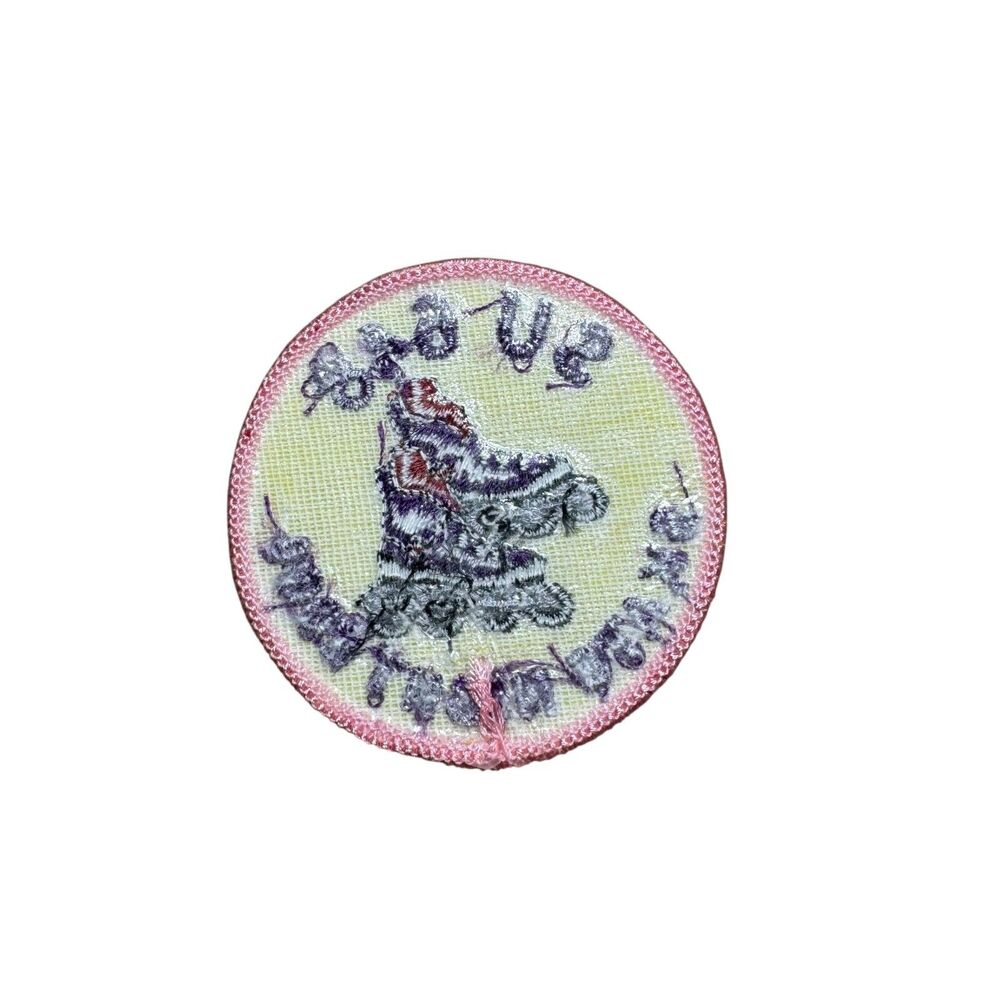 SU 648 Skate Night 2004 Patch Badge Girl Scout Activity GS VINTAGE HTF NEW - Picture 3 of 4